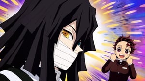 This is the Avatar Image for the Iguro Obanai (Demon Slayer: Kimetsu no Yaiba) (ENG Dub) AI Voice and Text to Speech Generator